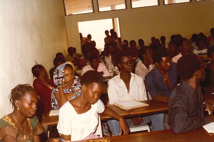 Des étudiants de l'Ecole Supérieure de Droit de Ouagadougou